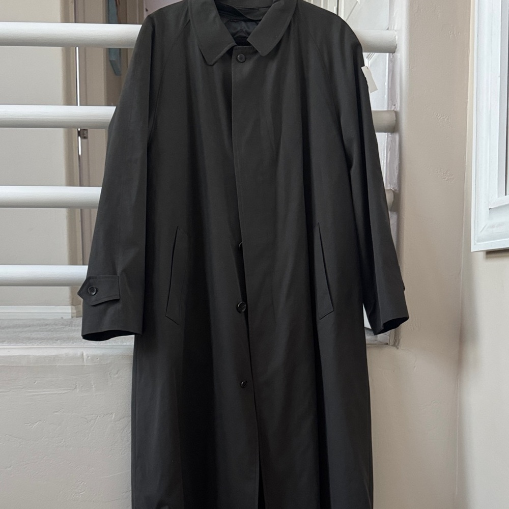 Barneys New York Charcoal Overcoat NWT